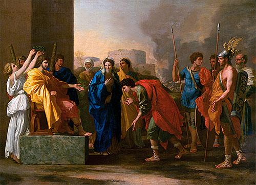The Continence of Scipio, 1640 by Nicolas Poussin | Painting Reproduction