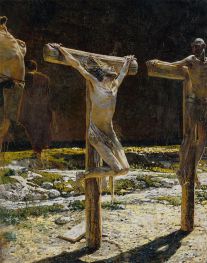 The Calvary, undated by Nikolay Ge | Painting Reproduction