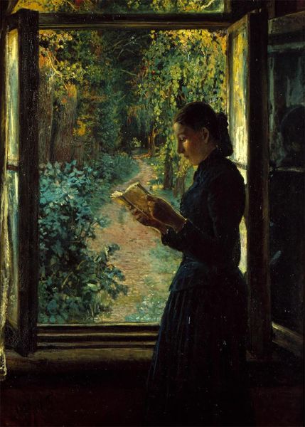 Porträt von Natalia Ivanovna Petrunkevich, 1893 | Nikolay Ge | Gemälde Reproduktion