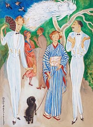 Peacocks, 1918 by Nils von Dardel | Painting Reproduction