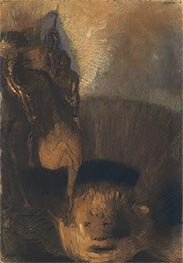 Heiliger George und der Drache | Odilon Redon | Gemälde Reproduktion