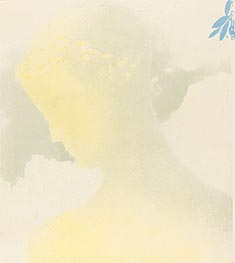 Beatrice, 1897 von Odilon Redon | Gemälde-Reproduktion