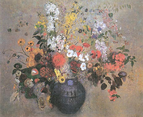 Flowers, 1909 | Odilon Redon | Painting Reproduction