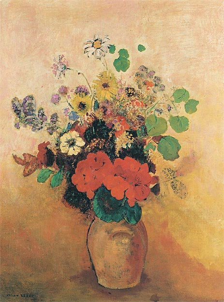 Vase of Flowers, c.1908/10 | Odilon Redon | Painting Reproduction