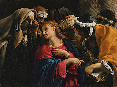 Christ Amongst the Doctors, undated | Orazio Borgianni | Painting Reproduction
