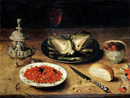 Still Life with an Artichoke, undated by Osias Beert | Painting Reproduction