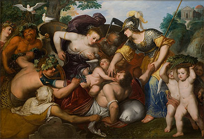 Allegory of the Temptations of Youth, n.d. | Otto van Veen | Painting Reproduction