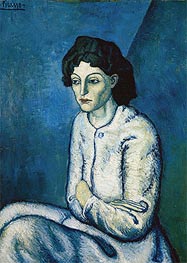 Woman with Crossed Arms, c.1901/02 von Picasso | Gemälde-Reproduktion