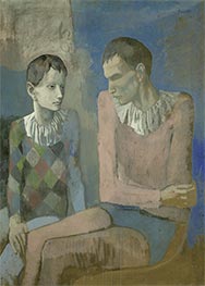 Akrobat und junger Harlekin | Picasso | Gemälde Reproduktion