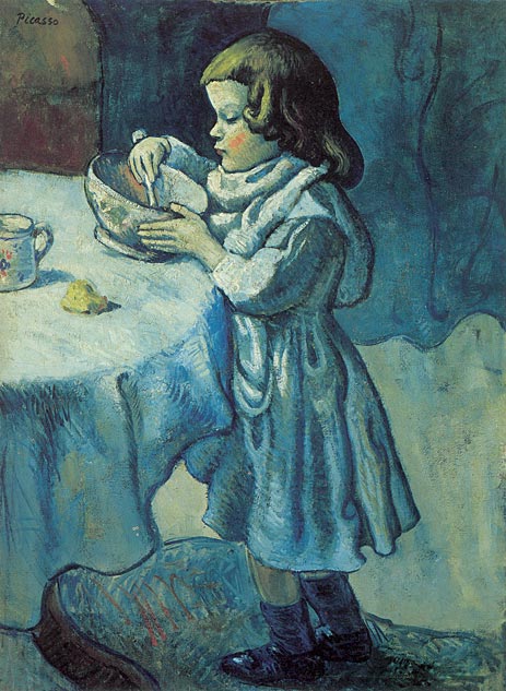 Le Gourmet, 1901 | Picasso | Gemälde Reproduktion