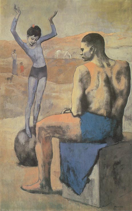 The Girl on a Ball, 1905 by Picasso | Painting Reproduction