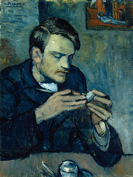Portrait of Mateu Fernandez de Soto, 1901 | Picasso | Gemälde Reproduktion