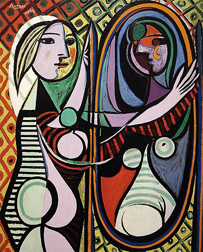 Girl before a Mirror, March 1932 | Picasso | Gemälde Reproduktion