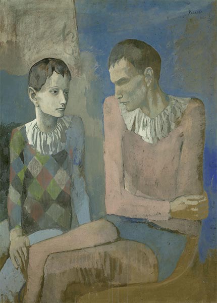 Akrobat und junger Harlekin, 1905 | Picasso | Gemälde Reproduktion