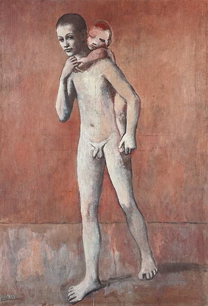 Die zwei Brüder, 1906 | Picasso | Gemälde Reproduktion