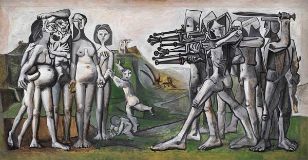 Massaker in Korea, 1951 | Picasso | Gemälde Reproduktion