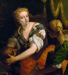 Judith with the Head of Holofernes, c.1575/80 by Veronese | Painting Reproduction