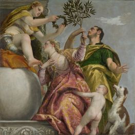 Happy Union, c.1575 by Veronese | Painting Reproduction