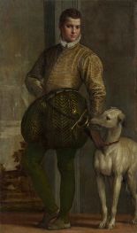 Boy with a Greyhound, 1570s by Veronese | Painting Reproduction