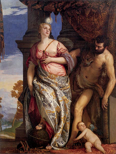 Allegory of Wisdom and Strength, c.1580 | Veronese | Painting Reproduction