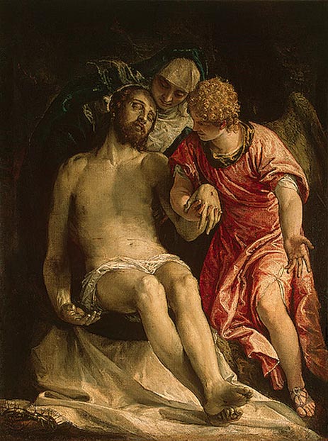 The Lamentation (Pieta), c.1576/82 | Veronese | Painting Reproduction