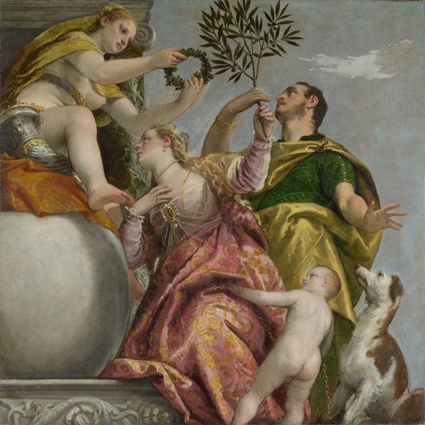 Glückliche Vereinigung, c.1575 | Veronese | Gemälde Reproduktion