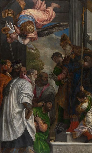 Die Weihe des Heiligen Nikolaus, 1562 | Veronese | Gemälde Reproduktion