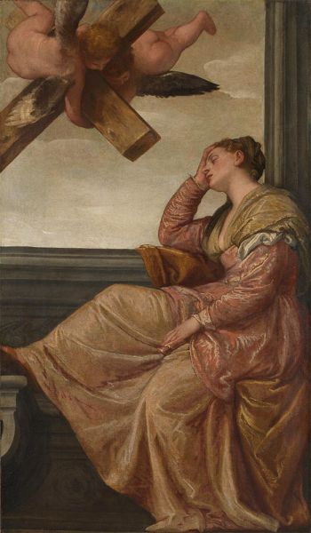 Der Traum von Sankt Helena, c.1570 | Veronese | Gemälde Reproduktion