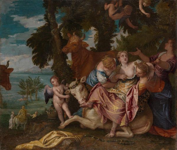 Die Vergewaltigung von Europa, c.1570 | Veronese | Gemälde Reproduktion