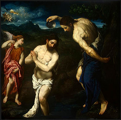 The Baptism of Christ, c.1535/40 | Paris Bordone | Painting Reproduction