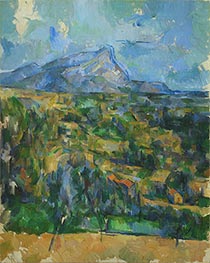 Mont Sainte-Victoire, c.1902 von Cezanne | Gemälde-Reproduktion
