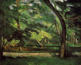 The Etang des Soeurs at Osny, c.1875 by Cezanne | Painting Reproduction
