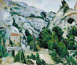 Viaduct at l'Estaque, 1882 by Cezanne | Painting Reproduction