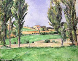 Provencal Landscape | Cezanne | Gemälde Reproduktion