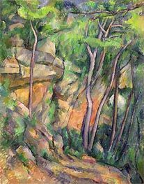 In the Park of Chateau Noir, c.1896/99 by Cezanne | Painting Reproduction