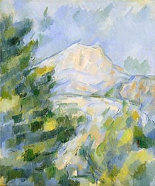 Mont Sainte-Victoire, c.1904/06 von Cezanne | Gemälde-Reproduktion