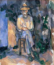 The Gardener Vallier, c.1906 von Cezanne | Gemälde-Reproduktion