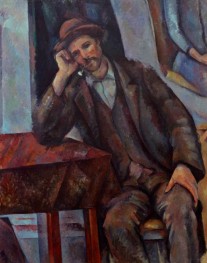 Mann mit Pfeife | Cezanne | Gemälde Reproduktion