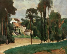 Landschaft bei Pontoise | Cezanne | Gemälde Reproduktion