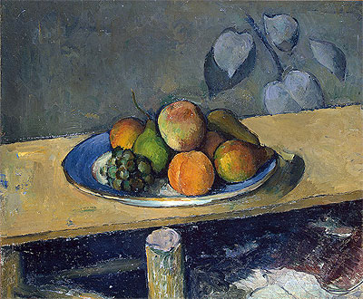 Apples, Peaches, Pears and Grapes, c.1879/80 by Cezanne | Painting Reproduction