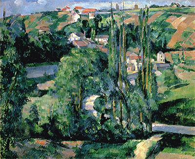 Jalais Hill, Pontoise, c.1879/80 by Cezanne | Painting Reproduction