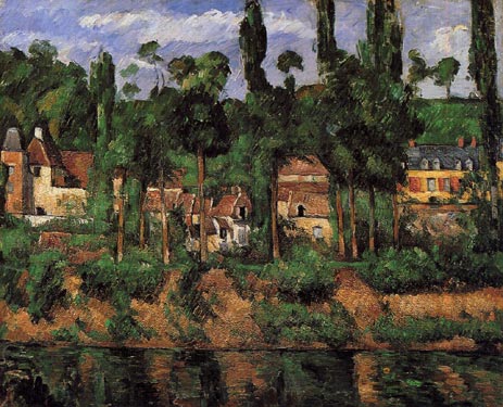 The Chateau at Medan, c.1879/81 by Cezanne | Painting Reproduction