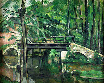 Die Brücke von Maincy, c.1879 | Cezanne | Gemälde Reproduktion