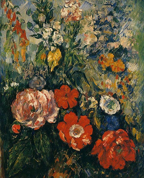 Bouquet of Flowers, c.1879/80 by Cezanne | Painting Reproduction