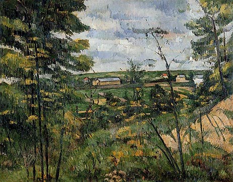 The Oise Valley, c.1880 | Cezanne | Gemälde Reproduktion