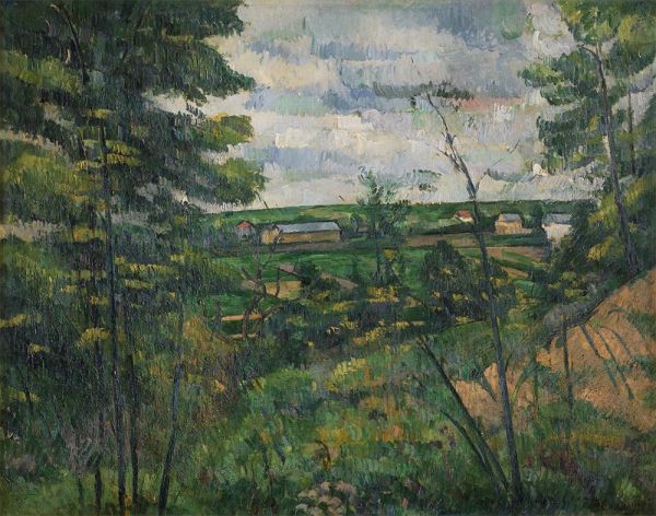 The Oise Valley, c.1880 by Cezanne | Painting Reproduction