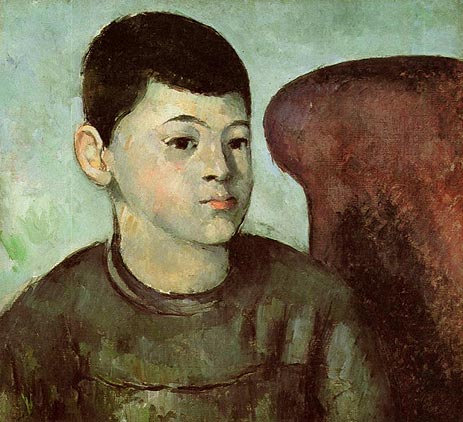 Portrait of Paul Cezanne, the Artist's Son, c.1883/85 by Cezanne | Painting Reproduction