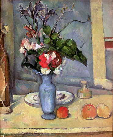 The Blue Vase, c.1883/87 by Cezanne | Painting Reproduction