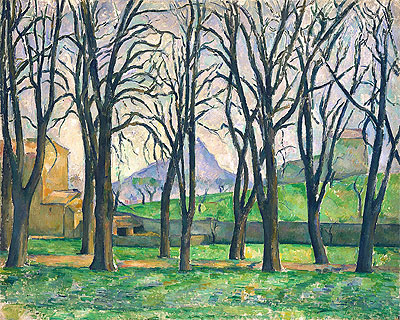 Chestnut Trees at Jas de Bouffan, c.1885/86 | Cezanne | Painting Reproduction