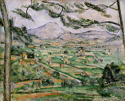 Mont Sainte-Victoire with Large Pine | Cezanne | Painting Reproduction